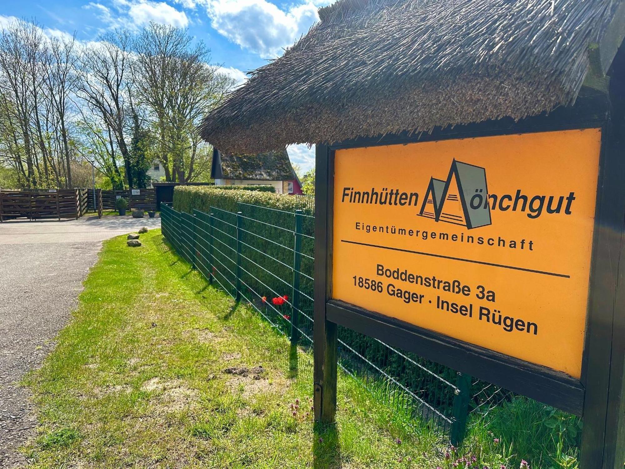 Finnhuette Nr.42 Auf Moenchgut 가거 외부 사진