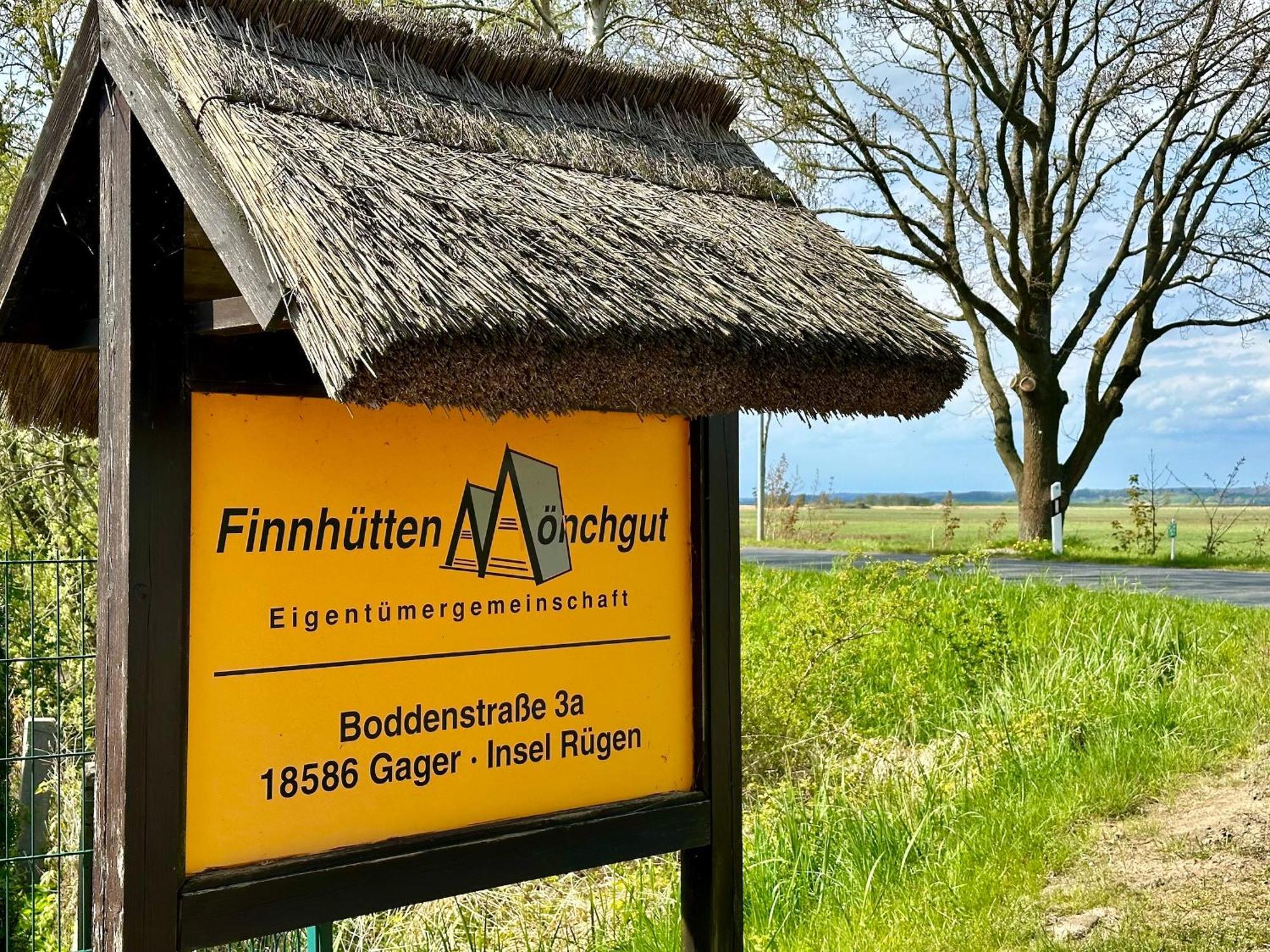 Finnhuette Nr.42 Auf Moenchgut 가거 외부 사진
